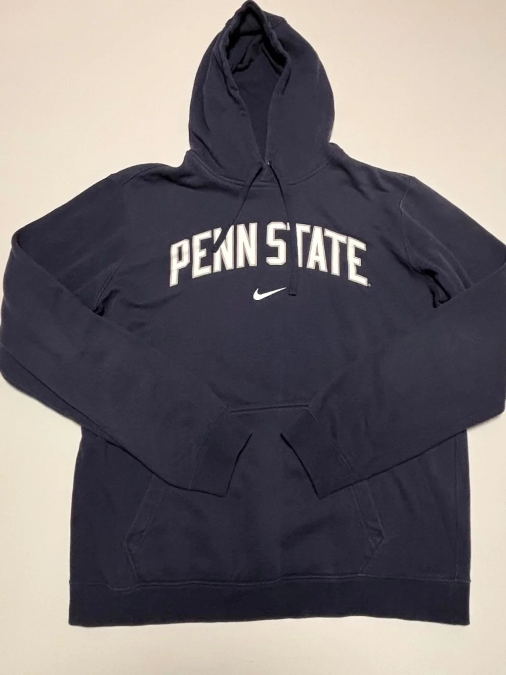 Navy Blue Nike Penn State Hoodie Sweatshirt Size Large